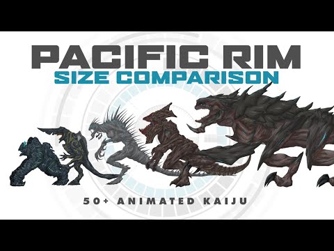 All Pacific Rim Kaiju Size Comparison | 50+ Animated Kaijus