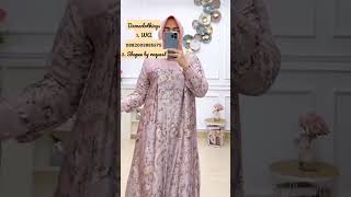 Download lagu Model gamis motif armani silk mix bordir warna elegan #shorts #gamismurah #muslimah mp3