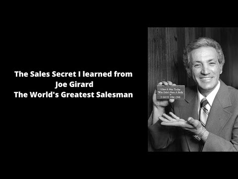 Joe Girard Sales Secret