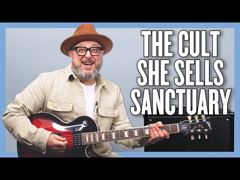 The Cult She Sells Sanctuary Guitar Lesson + Tutorial