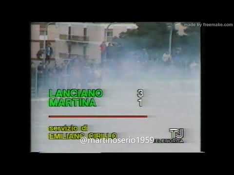 1987/88 (19) LANCIANO - MARTINA 3-1 SERIE C2- Arena illude il Martina Scontri tra tifosi a fine gara