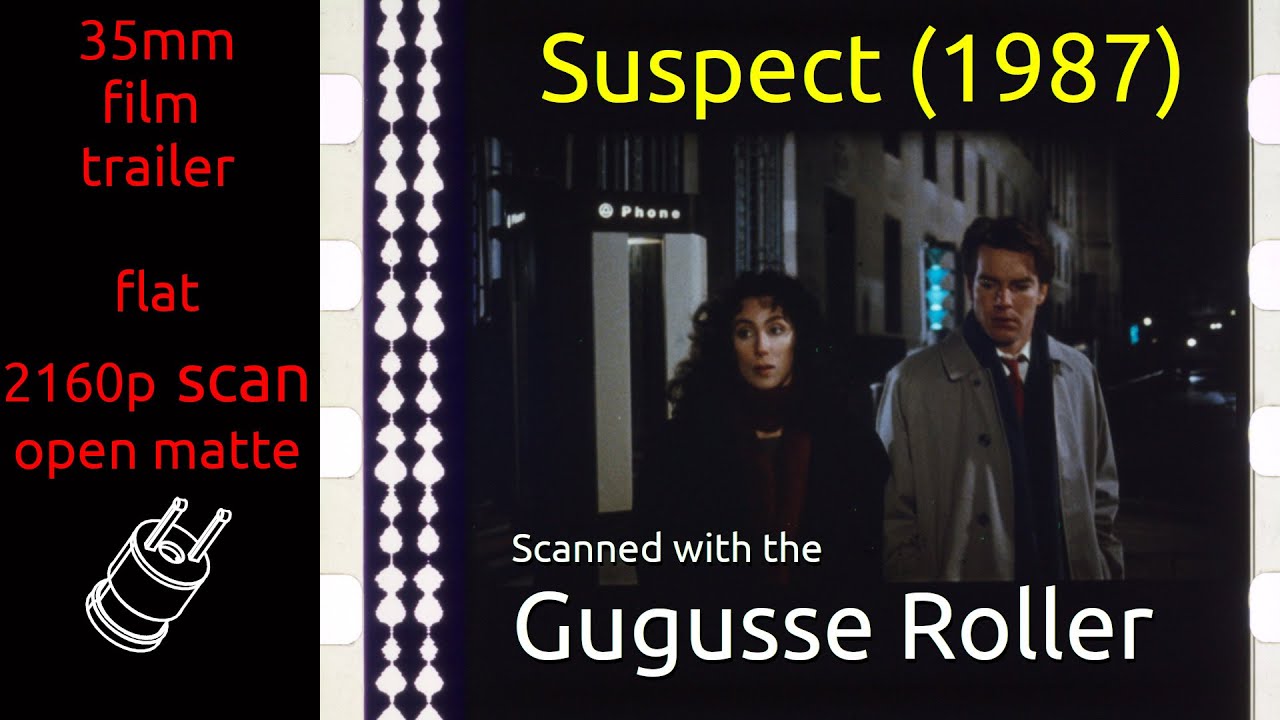 Suspect (1987) 35mm film trailer, flat open matte, 2160p