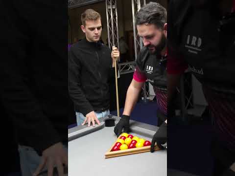 How to rack the english pool balls? This is how! With professional referee #billiards #8ballpool