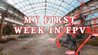 My very first time flying Acro mode - FPV