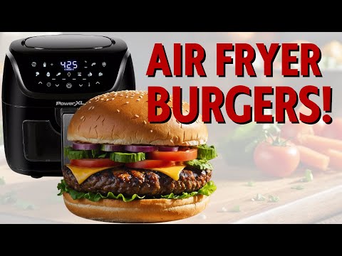 How to Make Juicy Hamburgers in the Air Fryer!