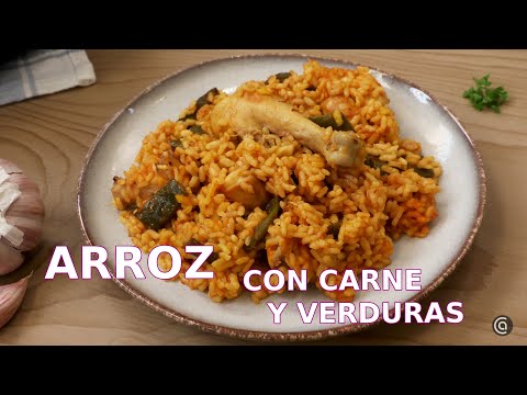 ARROZ con CARNE y verduras ¡Deliciosa y sencilla! // Cocina Abierta