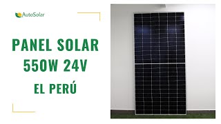 Panel Solar 550W 24V Monocristalino PERC EcoGreen