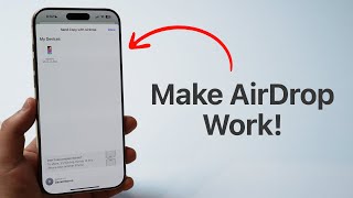 How To Make AirDrop ALWAYS Work!