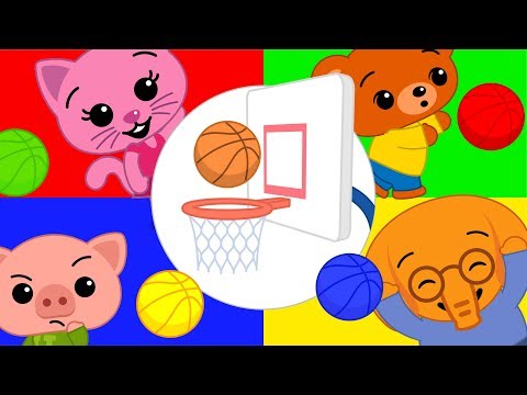 Jugando al Basketball con Balones de Colores | Súper Torneo con Plim Plim #2