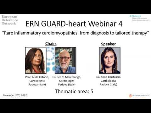 ERN GUARD-Heart Webinar 4: Rare Inflammatory Cardiomyopathies