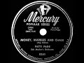 1949 Patti Page - Money, Marbles And Chalk