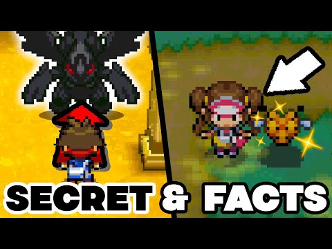 99% OF PLAYERS NEED TO KNOW THESE SECRETS & FACTS about Pokemon Black and White