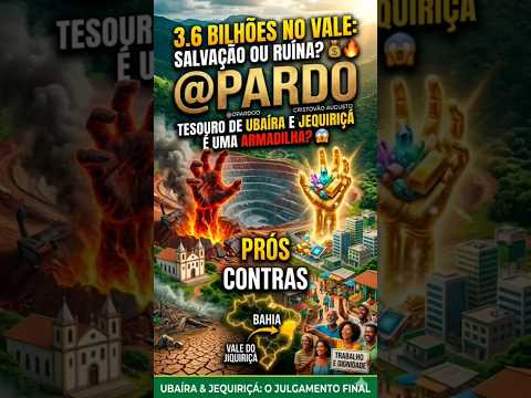 3.6 BILHÕES EM UBAÍRA E JEQUIRIÇÁ: O VALE VAI ACABAR? 💸🚨 #bahia #investimentos