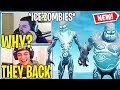 Streamers React to *ICE ZOMBIES* Spawning After ICE STORM Live Event!! (Fortnitemares Zombies)