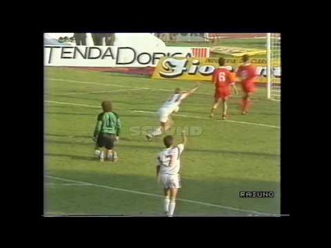 ANCONA-GENOA 0-2 SERIE B 1988-89 3°GIORNATA DI CAMPIONATO