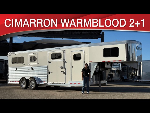 Preview image of Cimarron Trailers Norstar 2+1 Warmblood Gooseneck With Side And Rear Ramp youtube video