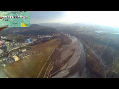 In volo lungo Lo Scrivia da Villalvernia a Serravalle   20170113