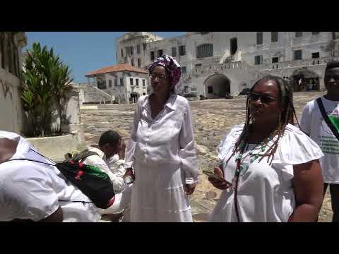Tunnel to the Door of No Return at Cape Coast African Hollocaust Dungeons - Ghana May 2022 Journey
