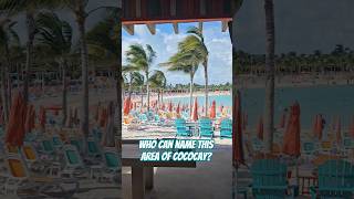 Private area of Cococay..  Do you know where this is?  #cruise #CocoCay #travel