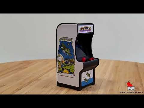 Tiny Arcade Galaxian Cabinet Video Game Review (2018)
