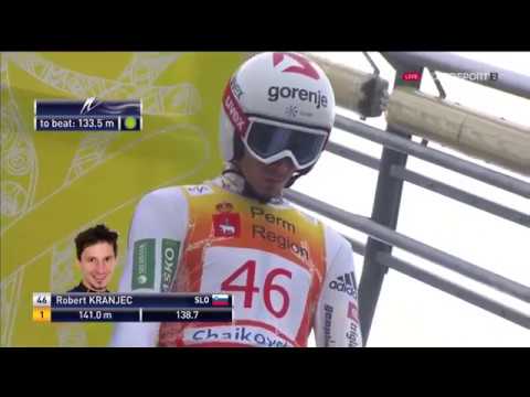 Robert Kranjec 145.5 m Chaikovsky 2016 (English Commentary)