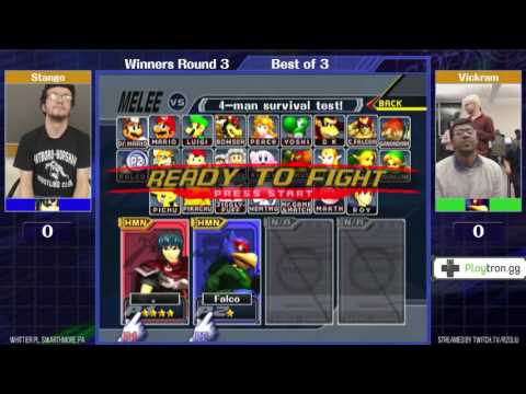 Event Match 10: Stango (Marth) vs Vickram (Falco) - Winners Quarters