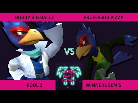 bobby big ballz (Blue Falco) vs. Professor Pizza (Green) - ECF 172 Pool 2 Winners Semifinals SSBM