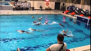 preview picture of video 'Women's Water Polo Match: Pitt at Penn State'