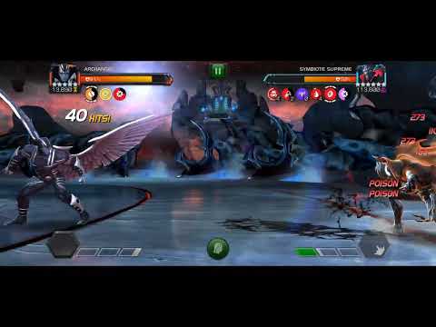 7.3.4 Symbiote Supreme Boss solo with Archangel - Marvel Contest of Champions
