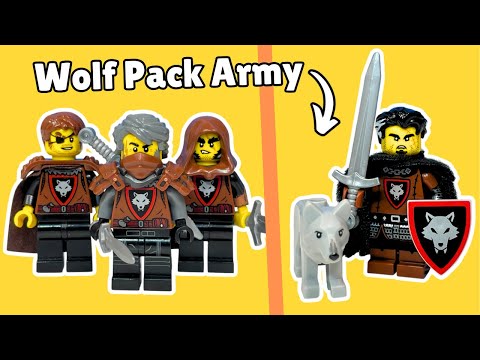 I Made a Epic Wolf Pack Army in LEGO