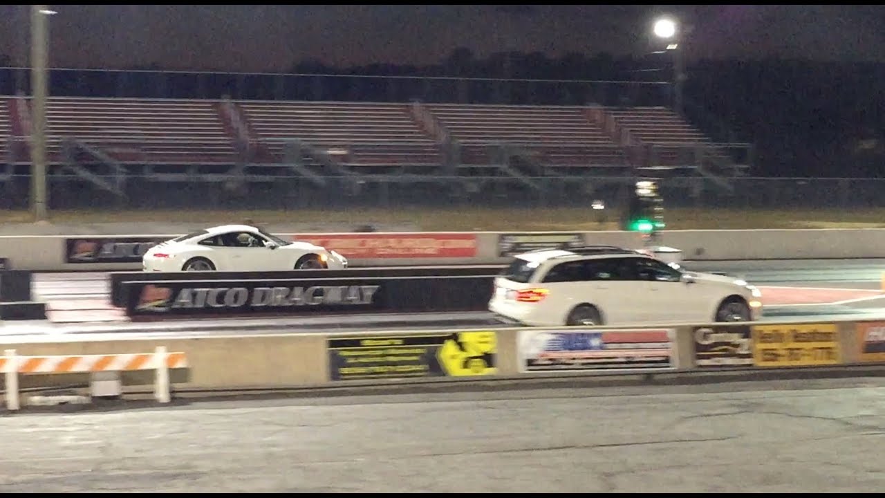 I Raced My Mercedes E63 AMG Wagon Against an Audi R8 and a Porsche 911