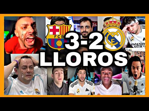 🤣🔥THE BEST MADRID FANS' CRYING OUTS IN THE BARCELONA 3 REAL MADRID 2 MATCH (BARCELONA CHAMPIONS)
