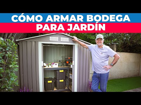 Cómo armar una bodega para jardín