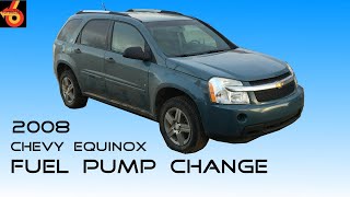 2008 Chevy Equinox Fuel Pump Replacement Walk-Through DIY