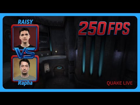 Rapha vs Raisy | 250FPS Quake Season 4 | EN | Quake Live