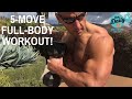 5-MOVE FULL BODY WORKOUT | BJ Gaddour Men's Health MetaShred Dumbbells