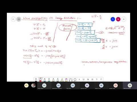EMFT KEE 301 Lecture 45: Wave Propagation: Wave propagation in Lossy Dieletrics