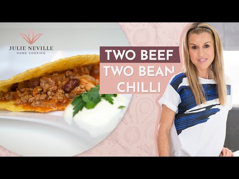 Two Beef Two Bean Chilli by Home Cooking with Julie Neville