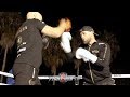 BILLY JOE SAUNDERS FULL MEDIA WORKOUT FOR US DEBUT - SAUNDERS VS COCERES