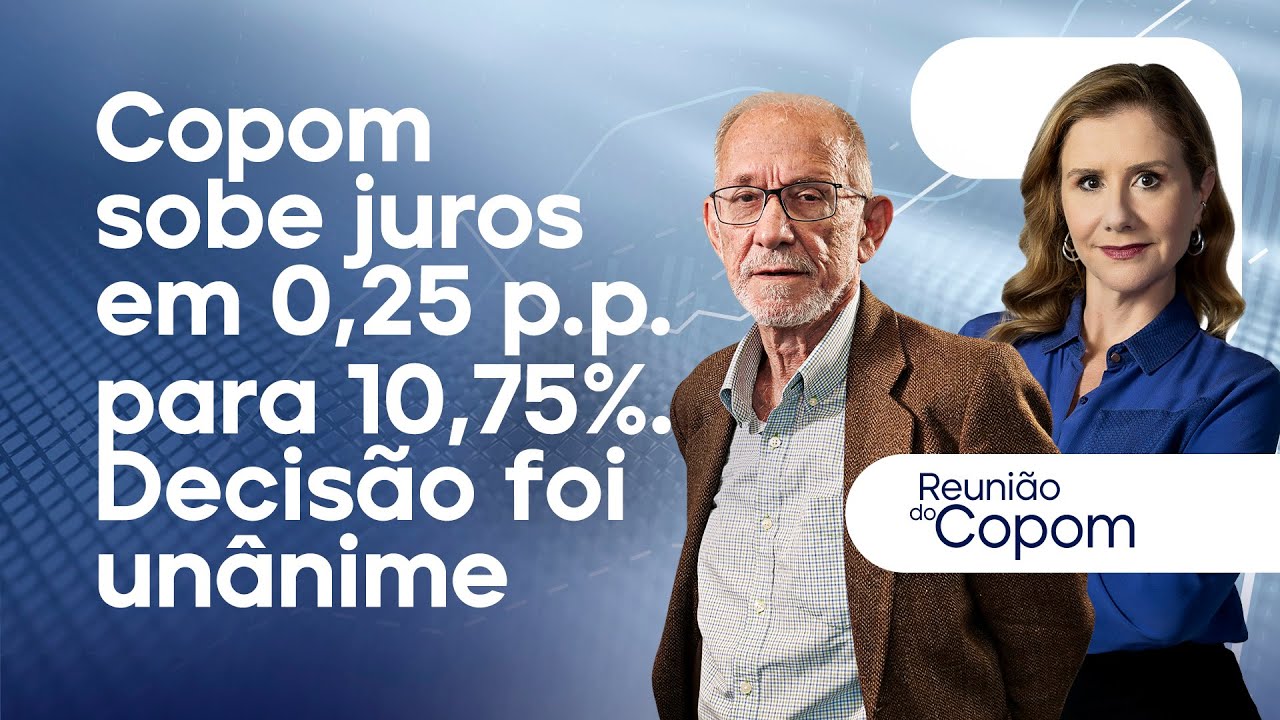 🔴 18/09/2024 - COPOM SOBE JUROS EM 0,25 p.p. PARA 10,75% | DECISÃO FOI UNÂNIME | SETEMBRO