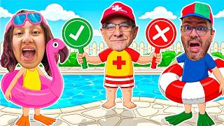 Pode ou Não Pode na PISCINA para CRIANÇAS com MC Divertida