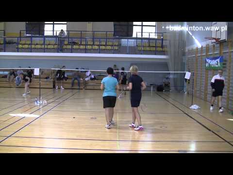 Turniej Akademii Badmintona 19.10.2013 - Falandysz/Falandysz vs.﻿ Żwan/Niczyporuk