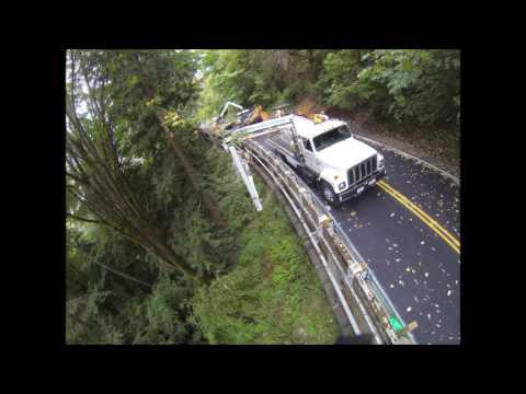 Bridge job. Gas pipe install timelapse