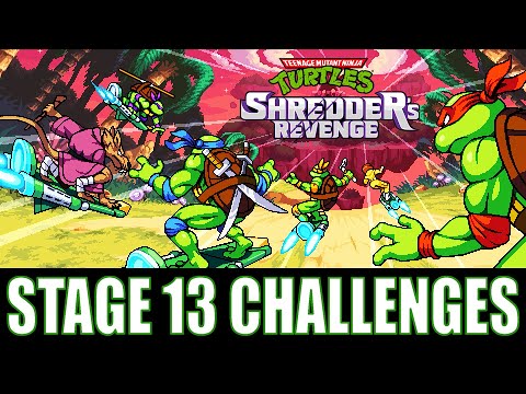 PIT TOSSES - Technodrome Redux Challenges | Teenage Mutant Ninja Turtles Shredder's Revenge