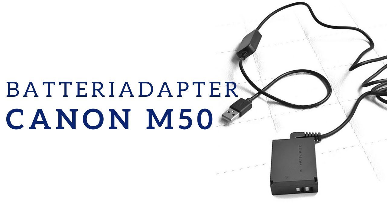 Batteriadapter for Canon EOS M50