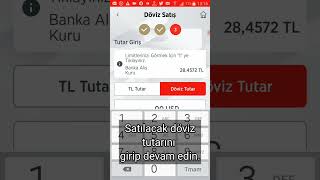 Ziraat Bankası Dolar Satış _ Ziraat Bankası Döviz Satış(Uygulamalı)