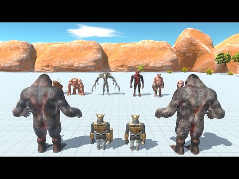 Infernals VS 2 Boss & Miniboss   -  Animal Revolt Battle Simulator