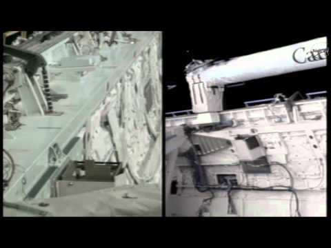 PicoSat deployment on Space Shuttle Atlantis' payload bay and a beautiful poem by Rex Walheim