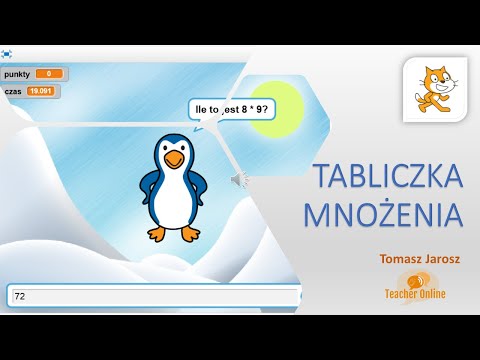 Tabliczka mnożenia - gra edukacyjna w Scratch 2.0 😺