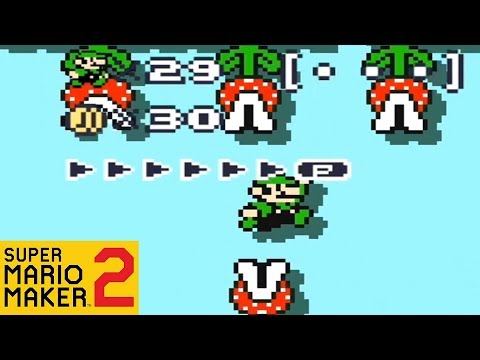 Excellent Piranha Plant Platforming - Endless Super Expert (no skips) #63